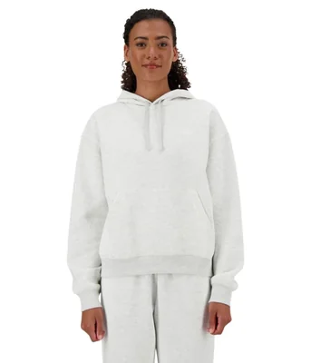 Sudadera con capucha New Balance para mujer talla M gris jaspeado