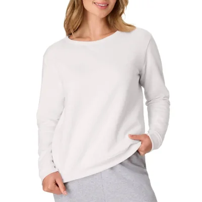 Sudadera Hanes de Cuello Redondo Blanca Talla X-Large