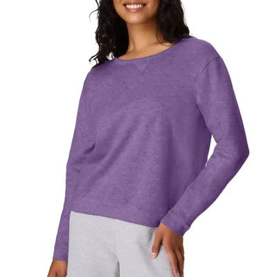 Sudadera Hanes Talla M Violeta Splendor Heather
