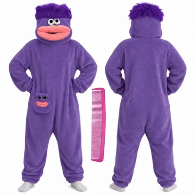 Pijama entero Sachie Monster Adulto Verde Divertido