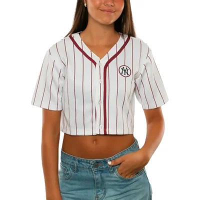 Playera Baseball MLB ClubHouse New York Yankees Blanco Muje