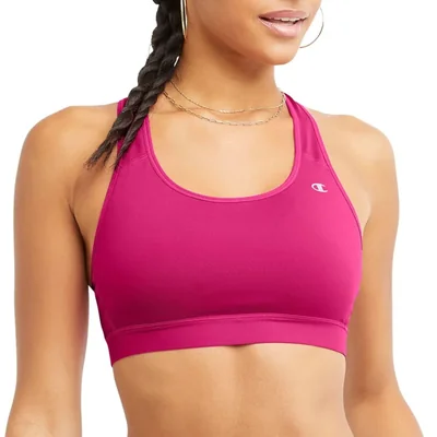 Sujetador Deportivo Champion de Alto Impacto Fucsia Talla Media