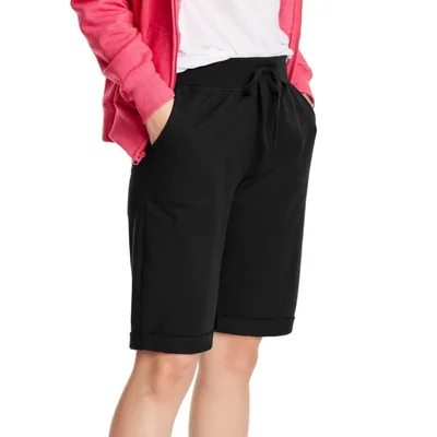 Pantalones cortos Hanes Talla S 28 cm Negro (French Terry)