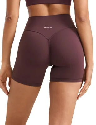 Shorts tipo biker INGIA 13 cm Plumbrown Talla S