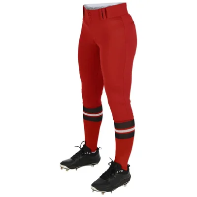 Pantalones de Softball CHAMPRO Mujer Talla S Escarlata