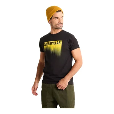 Playera CAT Hombre CATPL205C NEGRO PLAYERA