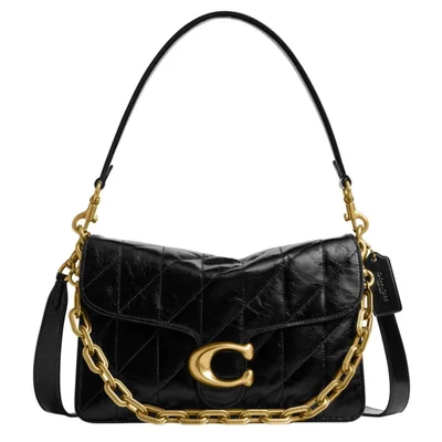 Bolso Coach Tabby con cadena – 26 cm cuero acolchado