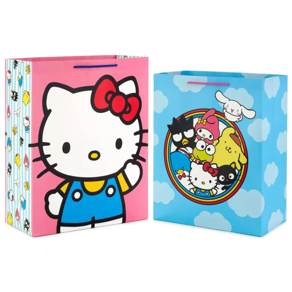 Set de bolsas de regalo Hallmark 33 cm y 39 cm Hello Kitty