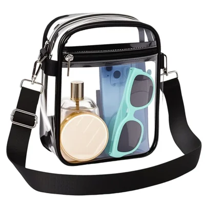 Bolso Bagenius 22 × 17 × 8 cm Bolsa Cruzada Transparente