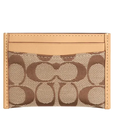 Estuche para Tarjetas Coach 11 cm x 8 cm Jacquard de Firma