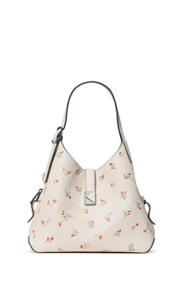 Kate Spade New York Deco Vibrant Buds Bolso Bandolera de Cuero Impreso
