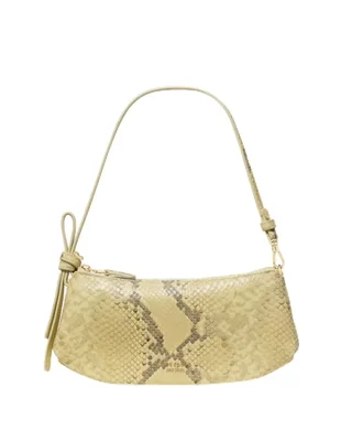 Bolsita Kate Spade New York de 24 cm en cuero con relieve de serpiente