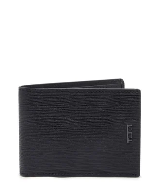 Cartera TUMI Nassau de cuero negro con relieve
