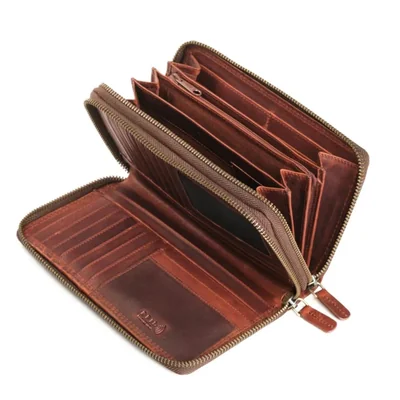 Cartera Lavalen RFID de Cuero 12 × 20 cm