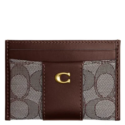 Tarjetero Coach 13 cm x 8 cm x 25 cm Jacquard
