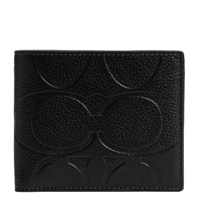 Billetera Coach Maxi Signature de Cuero 10 cm × 9 cm
