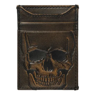 Cartera para Hombre House of Jack Co. con Clip Magnético de Calavera