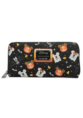 Billetera Loungefly Disney Ratones Espeluznantes Mickey y Minnie