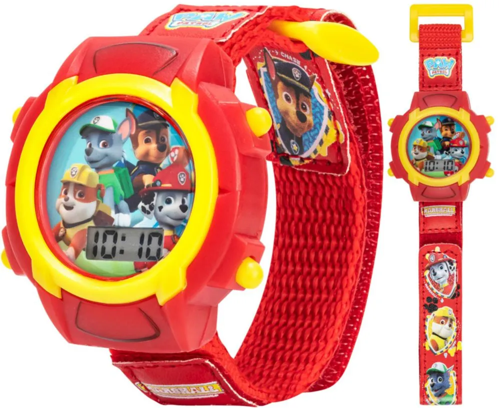 Reloj Accutime Paw Patrol Digital LCD con Correa de Velcro