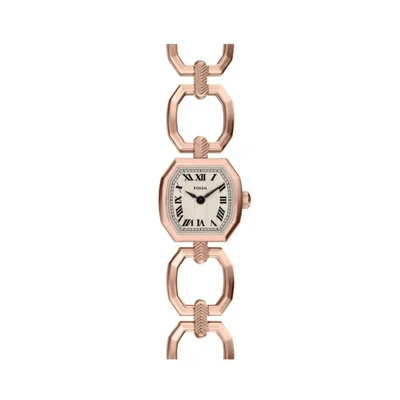 Reloj Fossil Harlow Mini de Acero Inoxidable Rosa Dorado