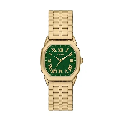 Reloj Fossil Harlow para mujer con pulsera de acero inoxidable dorado
