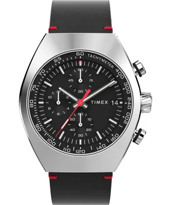 Reloj Timex Legacy 42 mm Correa Negra Caja de Acero