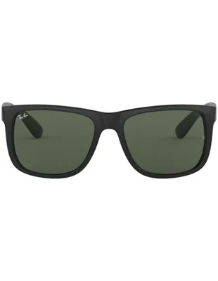 Anteojos Lentes de Sol Ray Ban Polarizado Justin RB4165 Clásico Negro/Verde 54