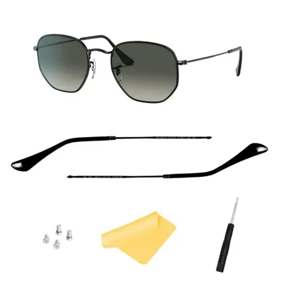 Brazos de patilla para gafas de sol HiCycle2 145 mm Ray‑Ban RB3447N negro