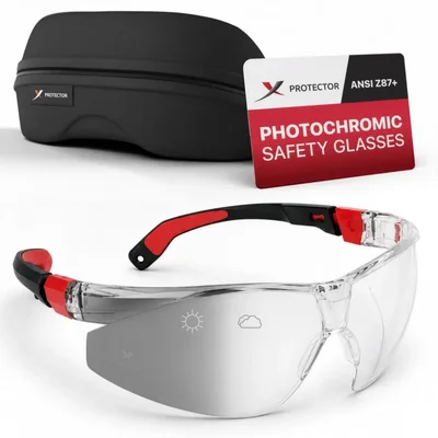 Gafas de Seguridad X-Protector Fotocromáticas ANSI Z87+