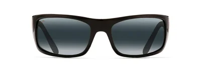 Gafas de sol Maui Jim Peahi polarizadas negro/gris talla media