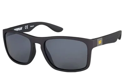 Anteojos de sol CAT Yarder talla extragrande gris mate polarizados