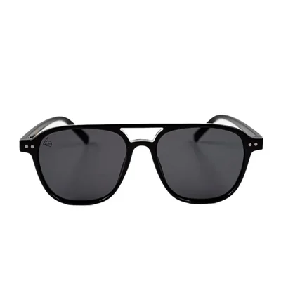 Baroc Super Star Black Lentes de Sol Aviador Negro UV400 Acetato Brillante