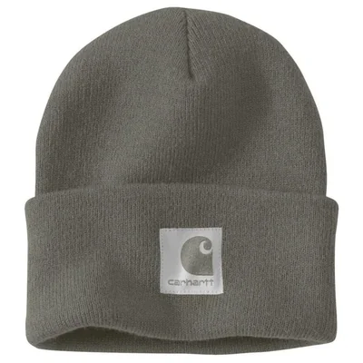 Gorro Carhartt de Punto con Forro de Satén – Oliva Empolvado – Talla Única