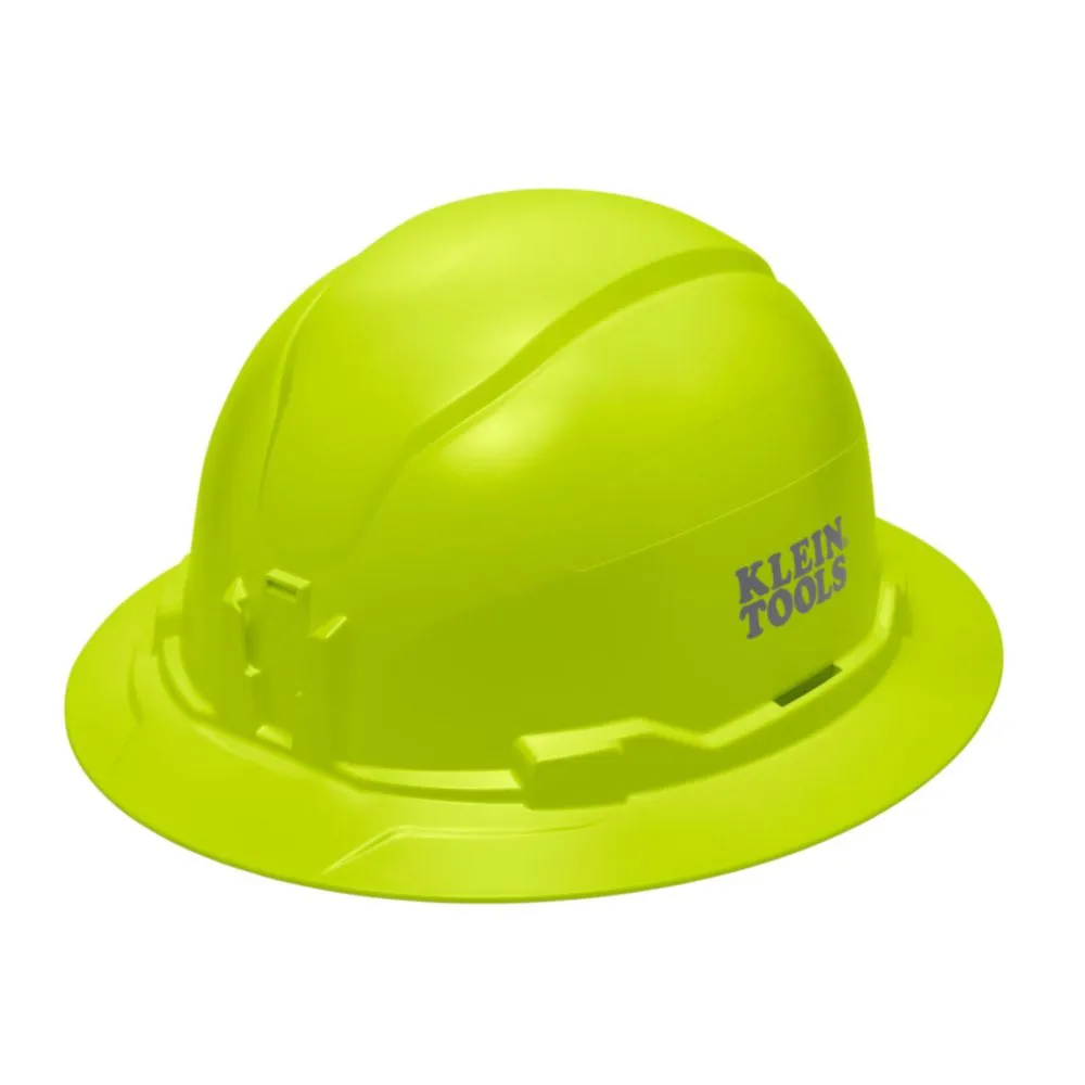CASCO KLEIN TOOLS 60910 de ala completa color lima acolchado