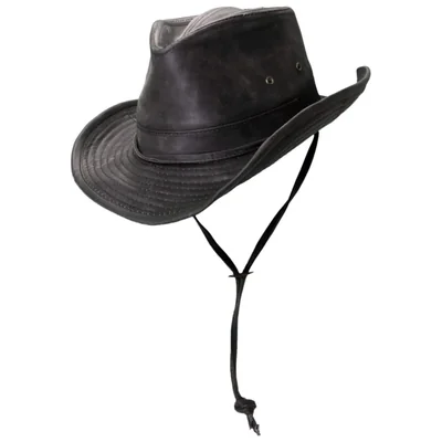 Sombrero negro Dorfman Pacific con protección UV UPF50+