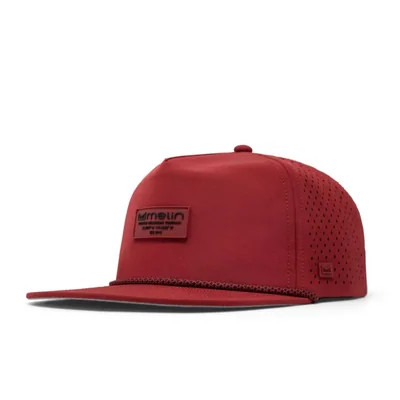 Gorra melin Coronado Brick Hydro roja resistente al agua