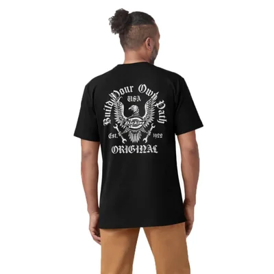 Camiseta Dickies talla extra grande negra OG Path