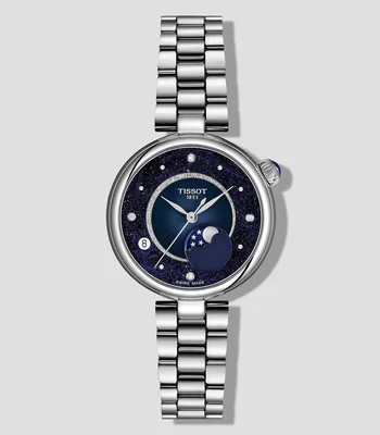 Reloj para Mujer Desir Moonphase Casual, Plateado