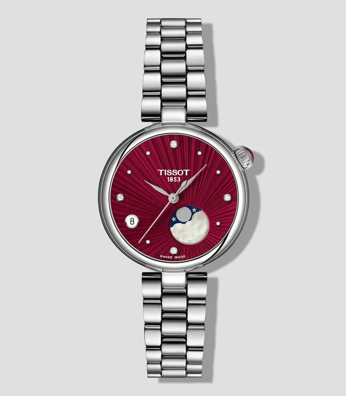 Reloj para Mujer Desir Moonphase Casual, Plateado