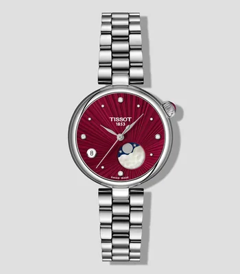 Reloj para Mujer Desir Moonphase Casual, Plateado