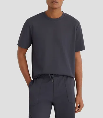Playera cuello redondo manga corta Day con líneas Hombre