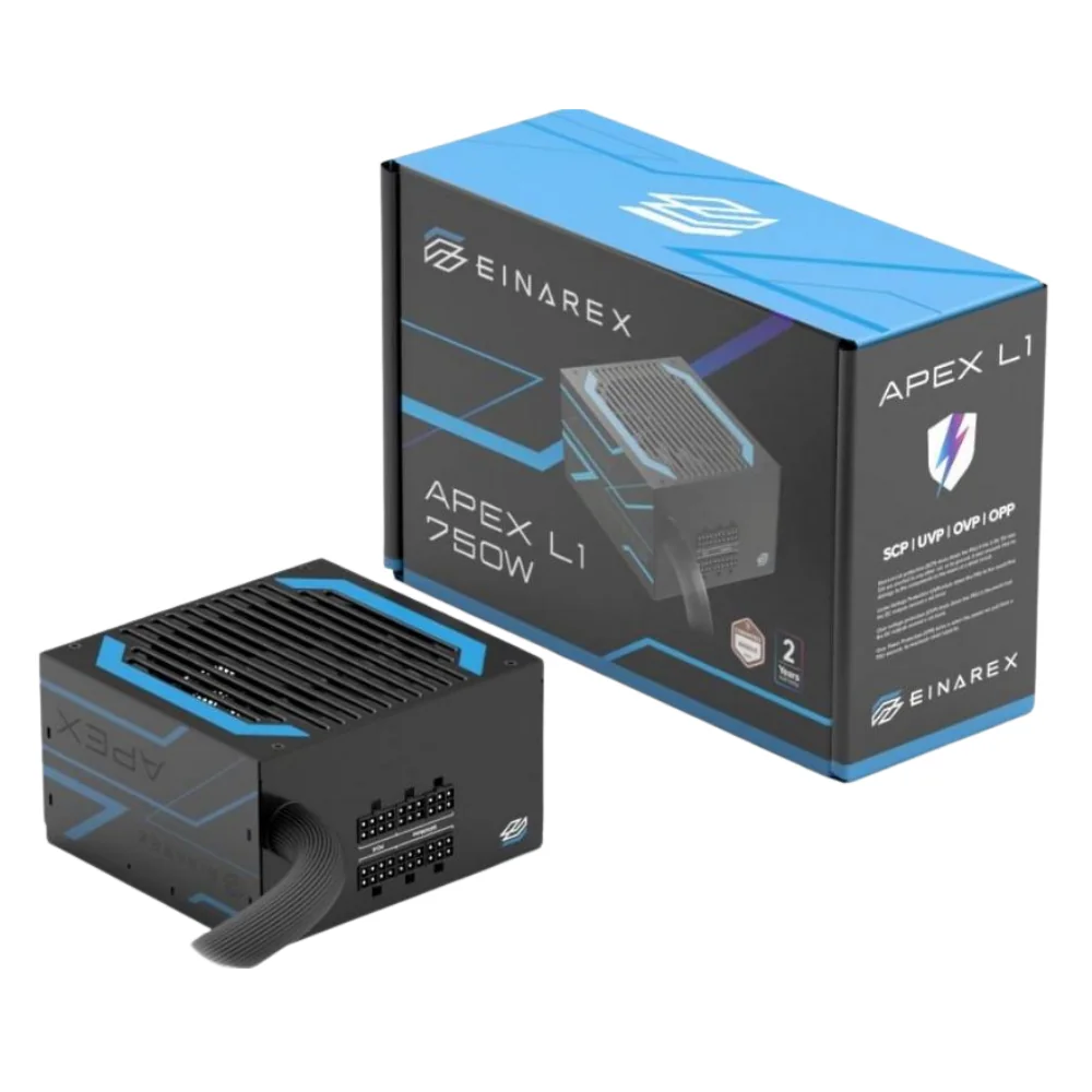 EINAREX Apex L1 Fuente de Poder 750W Bronze Cybenetics Semi Modular