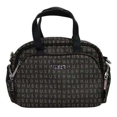 Bolsa Crossbody Negro para Mujer Huser Monograma