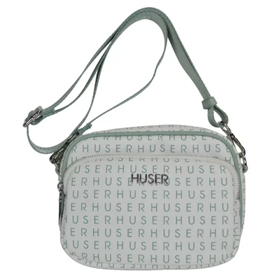 Bolsa Crossbody Verde Menta para Mujer Huser Monograma