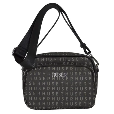 Bolsa Crossbody Negro para Mujer Huser Monograma