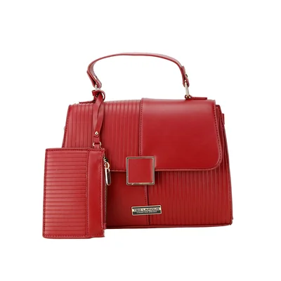 Bolsa Croosbody Vino Ted Lapidus para Mujer