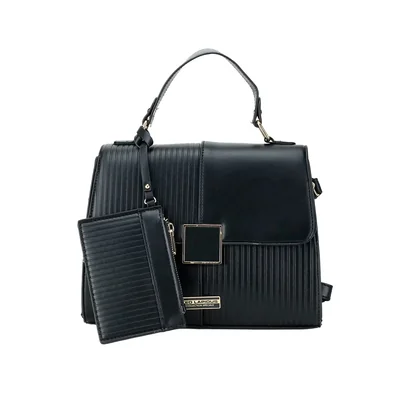 Bolsa Croosbody Negro Ted Lapidus para Mujer