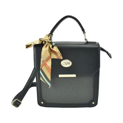 Bolsa Croosbody Negro Chatties para Mujer