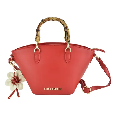 Bolsa Satchel Rojo Guy Laroche para Mujer