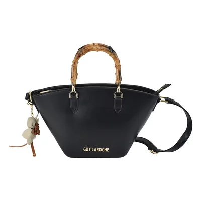 Bolsa Satchel Negro Guy Laroche para Mujer
